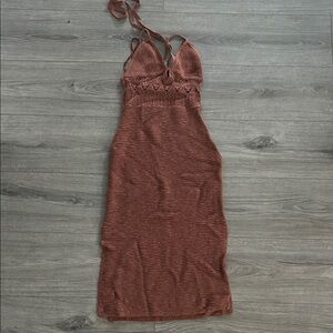 Abercrombie & Fitch Terracotta Backless Dress